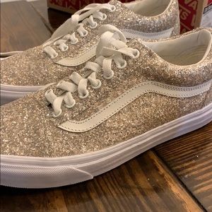 Glitter van shoes
